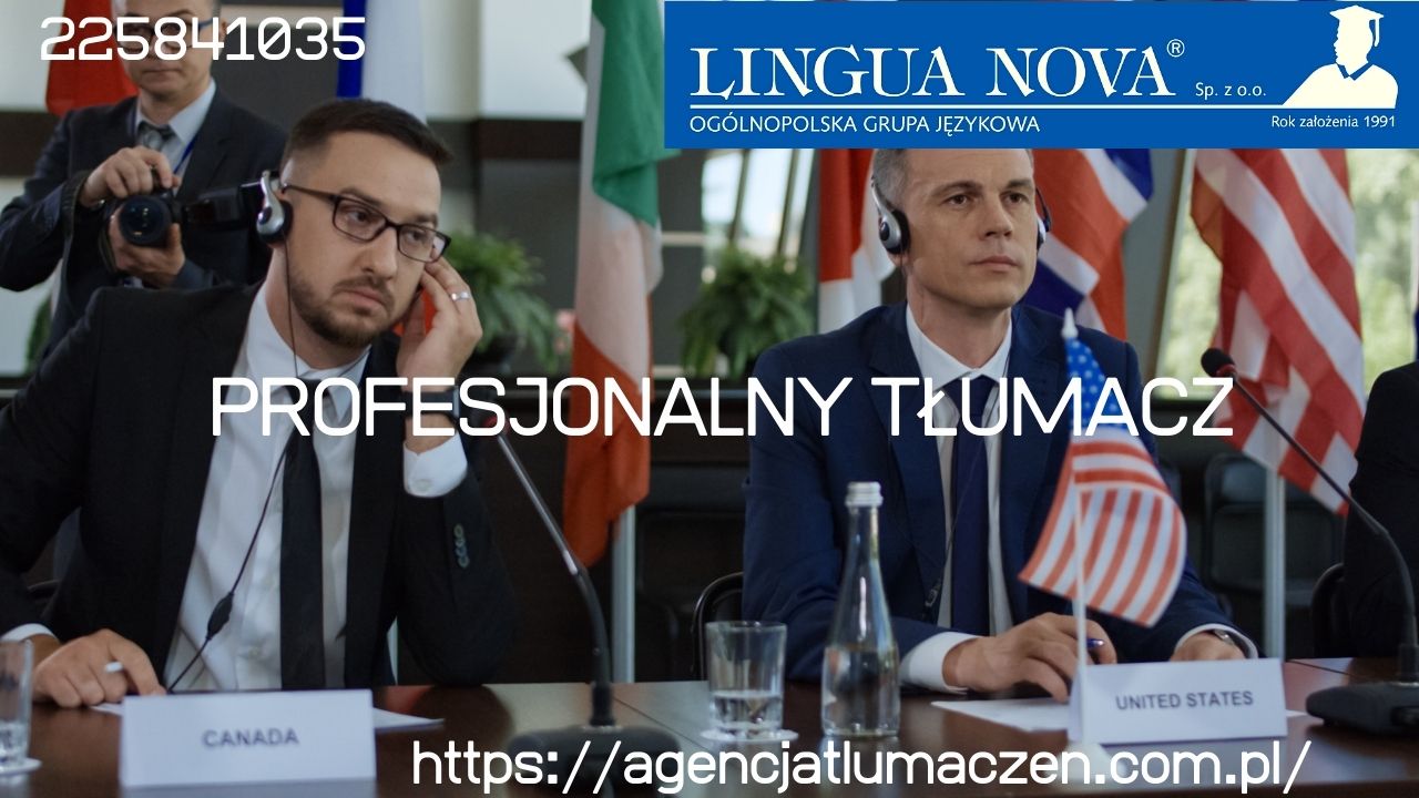 Profesjonalny tłumacz się sprawdza