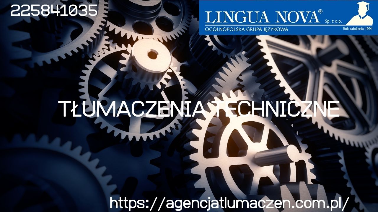 tłumaczenia techniczne