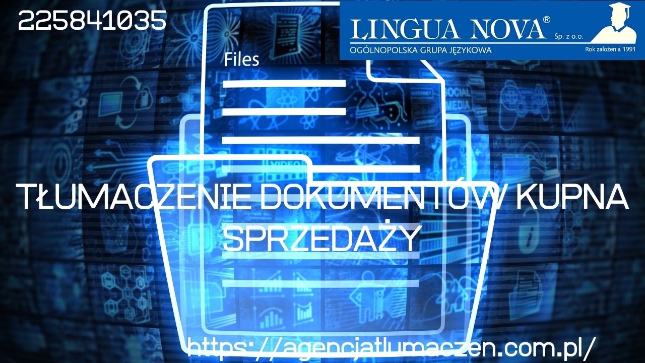 Tłumaczenie dokumentów kupna sprzedaży