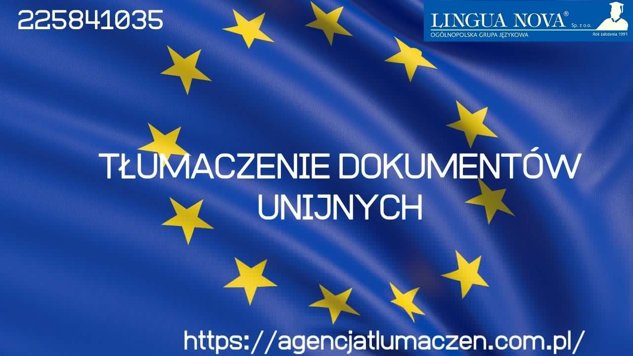 Tłumaczenie dokumentów unijnych