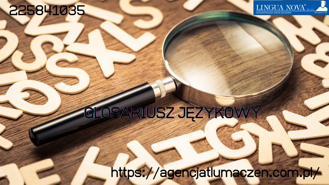Glosariusz językowy