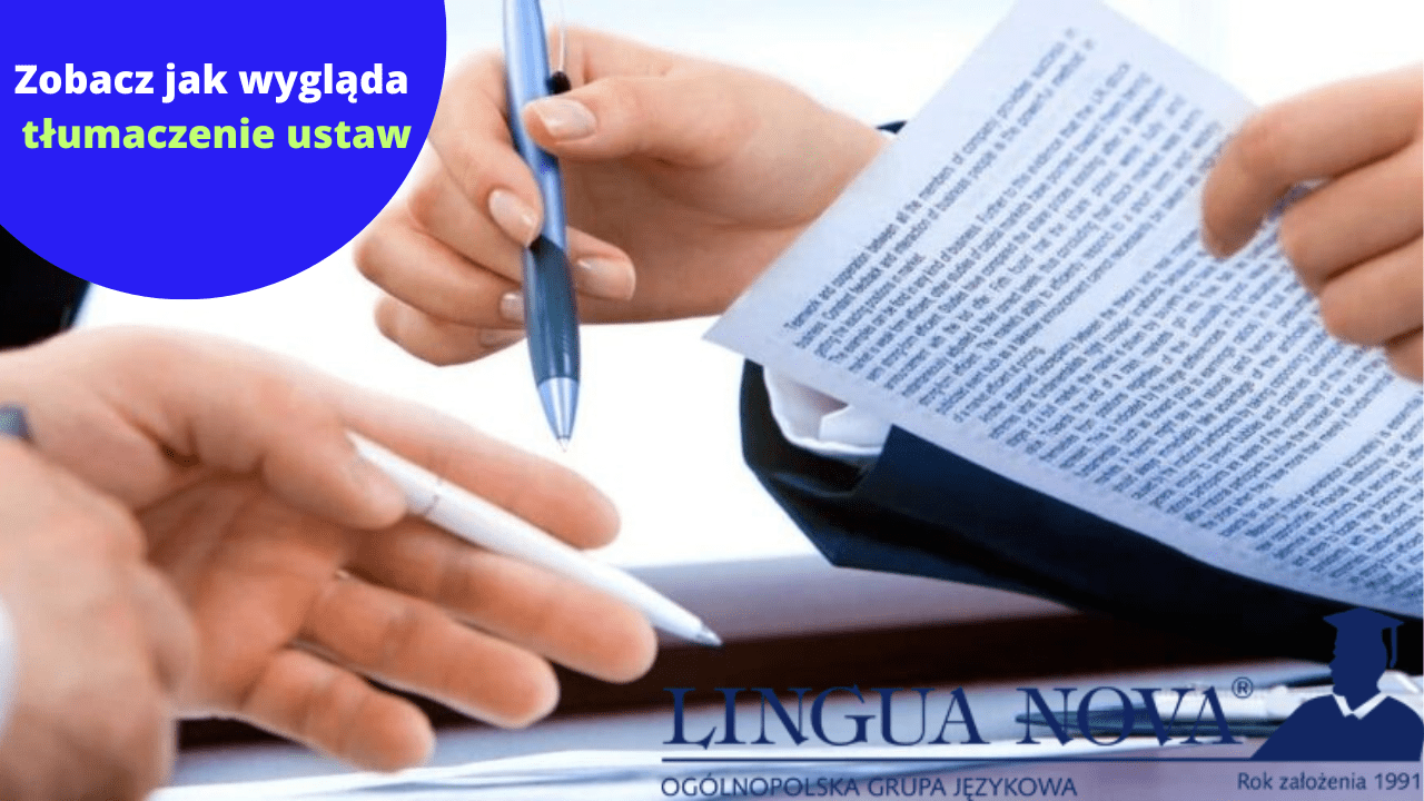 tłumaczenie ustaw