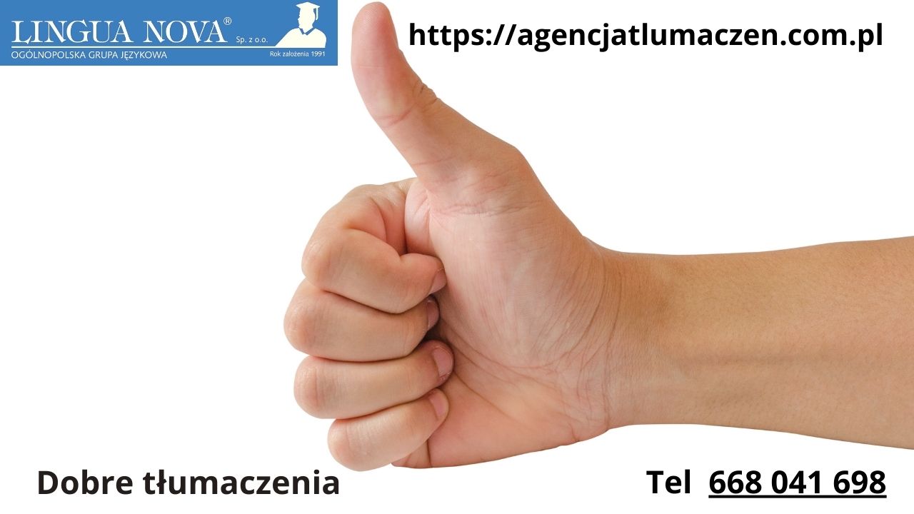 dobre tłumaczenia