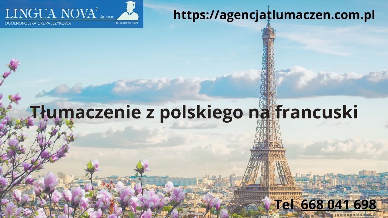 Tłumaczenia z polskiego na francuski w Lingua Nova