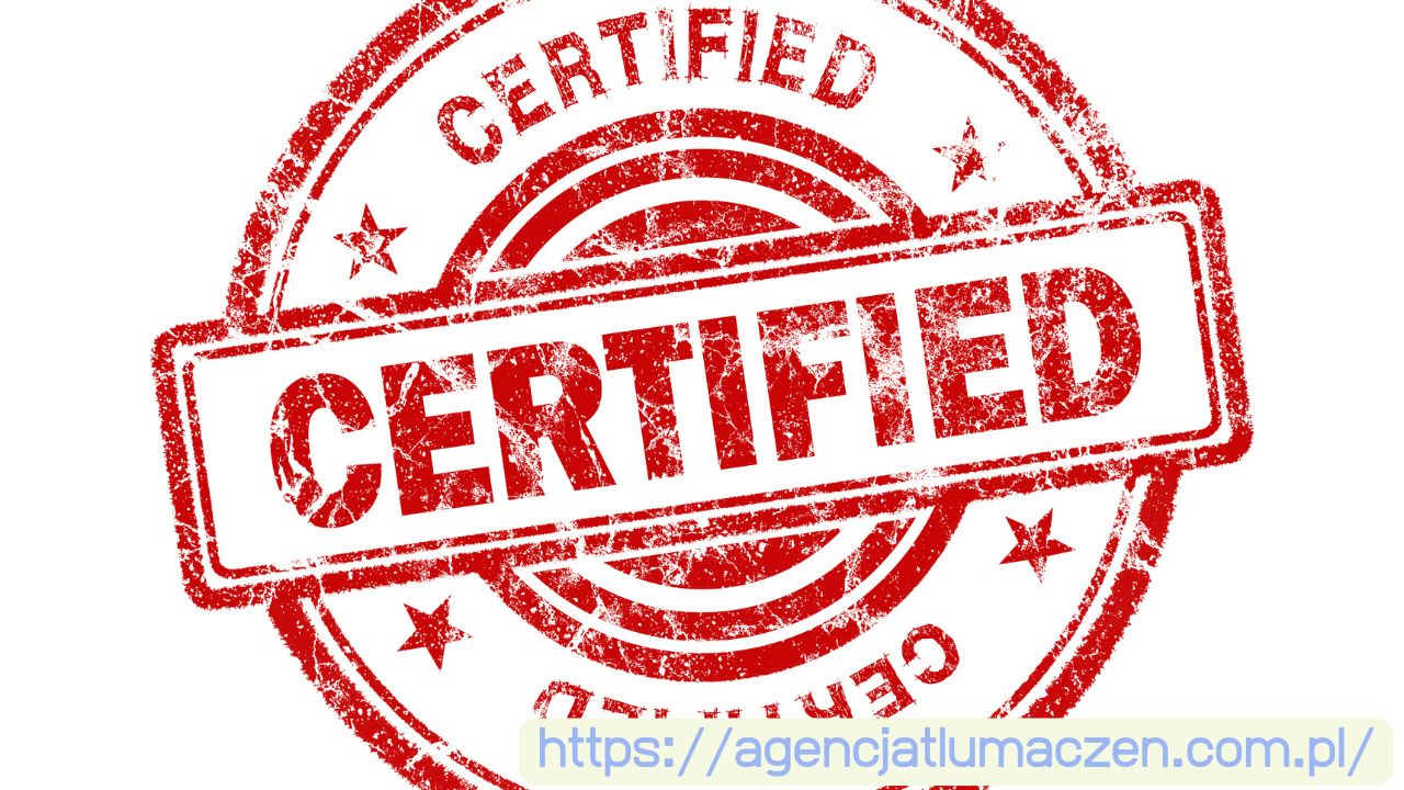 English to Polish certified translation