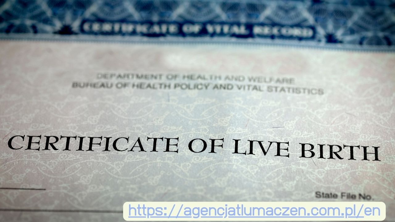 birth certificate translation